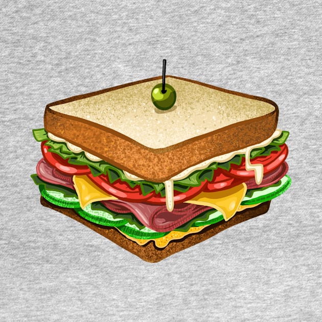 Big Sandwich by deb draws